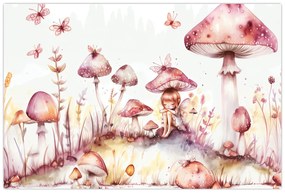 Kép - Rózsaszín tündér (90x60 cm)