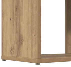TV állvány Kézműves tölgy Műgyanta fa 60 cm x 24 cm x 124 cm
