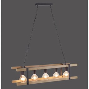 Leuchten Direkt 15685-79 - Csillár láncon EDITH 5xE27/60W/230V
