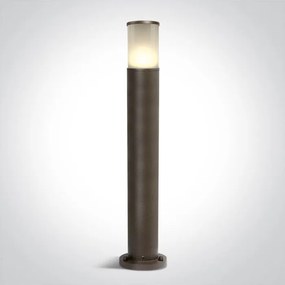 ONE LIGHT 67102-BR TUBE LIGHTS Modern Kültéri Állólámpa Barna, Rozsdás E27 IP44