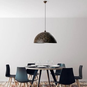 KURE-60-236 Retro antikolt fém függőlámpa, Ø60 cm