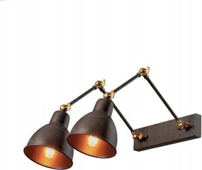 Aca Lighting fali lámpa 2XE27 fém design rozsda 39X30X36CM Thalassa EG1