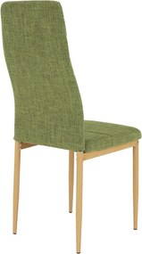 Szék, zöld szövet/bükk, COLETA NOVA