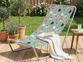 Összecsukható strandnyugágy SAND ICE CREAM, színes