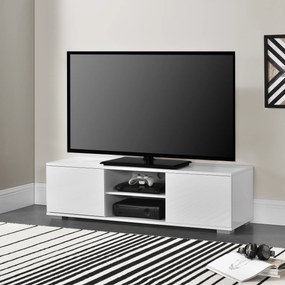 [en.casa] TV-szekrény 34,5x120x40 cm fehér fényes