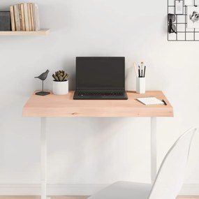 kezeletlen tömör tölgyfa asztallap 80x50x(2-6) cm