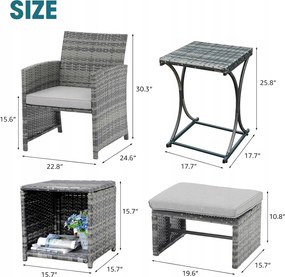 Bútor szett Erkély garnitúra teraszra