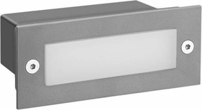 Aca Lighting Led süllyesztett kültéri tájékozódási lámpa 110X44 szürke 2W 3000