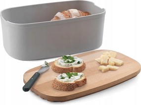 Márkás Kenyértartó Kenyér Vágódeszka Fa Swiss