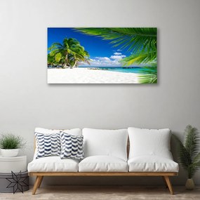 Vászonkép Tropical Beach Sea View 120x60 cm