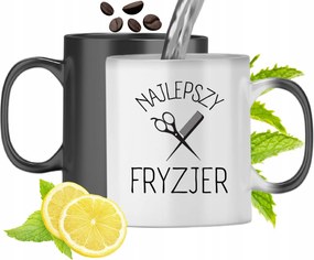 Mágikus Bögre Fodrásznak Színváltós, fényképes nyomattal