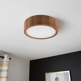 Brilagi - LED RGBW dimmelhető mennyezeti lámpa CARVALHO 1xE27/15W/230V Wi-Fi tölgy átm. 27,5 cm
