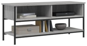 szürke sonoma színű szerelt fa TV-szekrény 100 x 35 x 45 cm