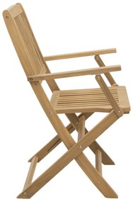 4 db összecsukható tömör akácfa kerti szék 57,5x54,5x90 cm