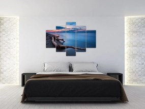 Egy kép a tengerparton naplementekor (150x105 cm)