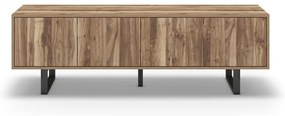 Natúr színű TV-állvány diófa dekorral 160x51 cm Laila – Marckeric