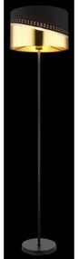 Globo 54046S - Állólámpa OR 1xE27/60W/230V átm. 35 cm fekete/arany