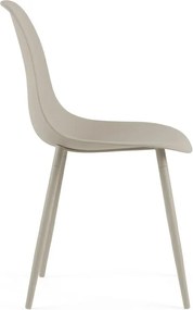Étkezőszék OSAKA műanyag, szürkésbarna