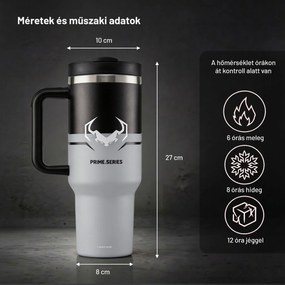 Füles termoszbögre szürke Diablo Nightwolf Moon