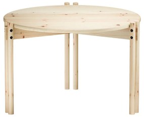 Natúr színű borovi fenyő kerek dohányzóasztal ø 60 cm Sticks – Karup Design