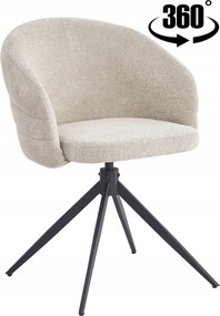 Bézs kárpitozott forgószék Nubi konyha étkező nappaliba és íróasztalhoz