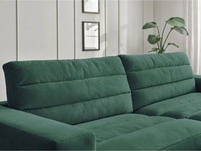 Zöld bársony kanapé 276 cm Sierra – Bobochic Paris