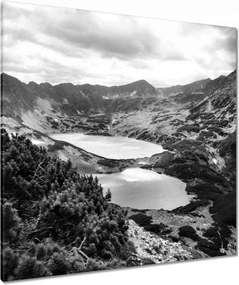 Vászonkép 90x90 Tátra Lengyel hegyek Kilátás