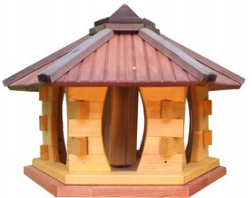 Madáretető fa töltettel Etetők KW61 tik nagy kerti Lengyel