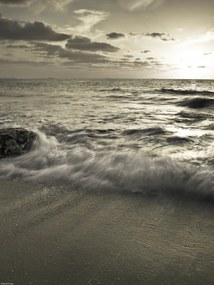 Poszter 30x40cm Tengerpart naplementekor, Assaf Frank