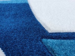 Málta Nyírt Futószőnyeg 80 x 300 cm Kék