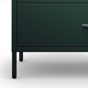 Komód CARLA, 800 x 1015 x 400 mm, Modern:  palack zöld