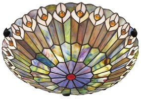 Quoizel QZ-WATKINS-F-VB - WATKINS mennyezeti lámpatest 2x E27/60W/230V, átm. 42 cm