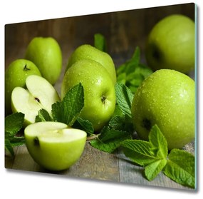 Üveg vágódeszka zöld alma 60x52 cm