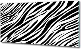 Fotó kép edzett üveg Zebra háttér 100x70