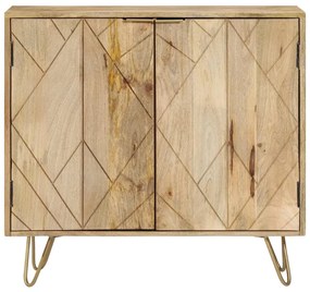 tömör mangófa tálalószekrény 80 x 30 x 75 cm