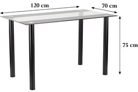 Darina 4+1 étkező garnitúra barna