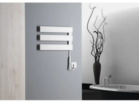 Aqualine - Elektromos törölközőszárító ELVIS 50W/230V 34,2 cm fehér jobb