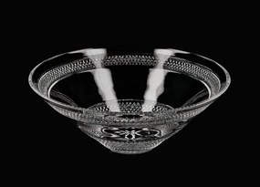 Saláta tálaló kristály átmérő 33.5 cm