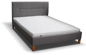 KAROLINA kárpitozott ágy (szürke) 160x200 cm