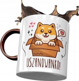 Bordó Bögre Vicces Füles Ajándék Nyomtatott Fotóval