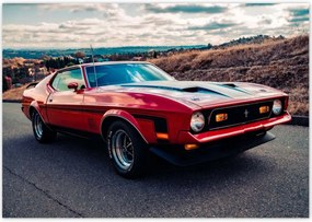 Poszterek 100x70 Mustang Mach 1 from Usa