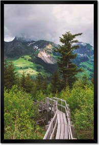 Poszterek keretben 40x60 Híd Építészet Tájkép