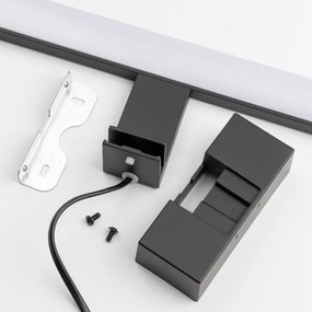 Brilagi - VESTRA LED fürdőszobai tükörvilágítás, 6W, 230V, 30 cm, IP44, fekete