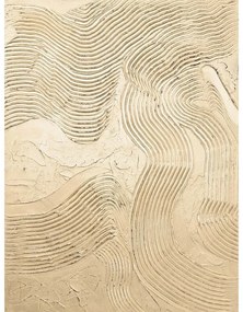 Kézzel festett kép 88x118 cm Metallic Champagne – Malerifabrikken