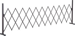 Outsunny Kéttagú Kertkapu Bővíthető 35-300cm Aluminium Sötétbarna H103.5cm | Aosom