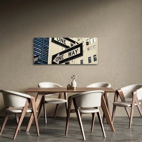 Kép - New York ONE WAY (120x50 cm)