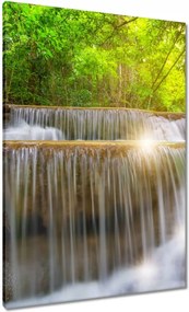 Vászonkép 70x100 Ázsiai tájkép Vízesés