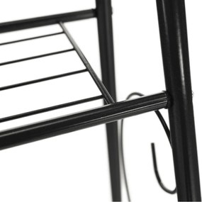 Veruma fém állvány, sötétszürke