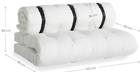 Design OUT™ Buckle Up Dark Grey kinyitható sötétszürke kültéri kanapé - Karup Design