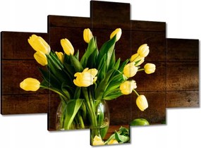 Vászonkép 150x105 Sárga tulipánok